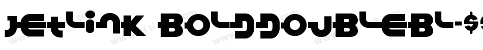 JetLink BoldDoubleBl字体转换